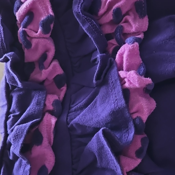 Purple Ruffle Leggings - Picture 3 of 3